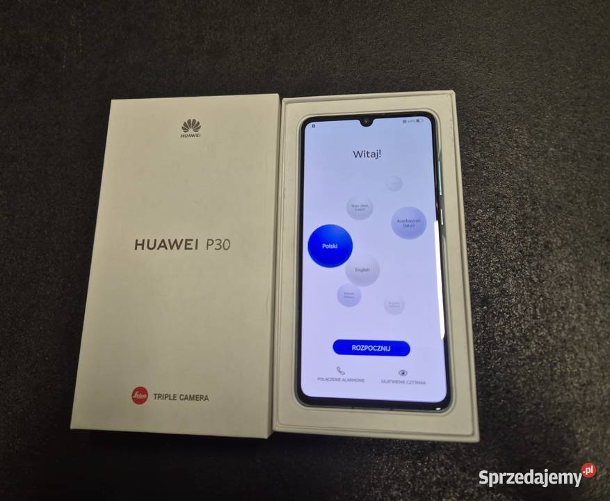 Telefon Huawei P30 stan drobna usterka z śląskie Ruda Śląska