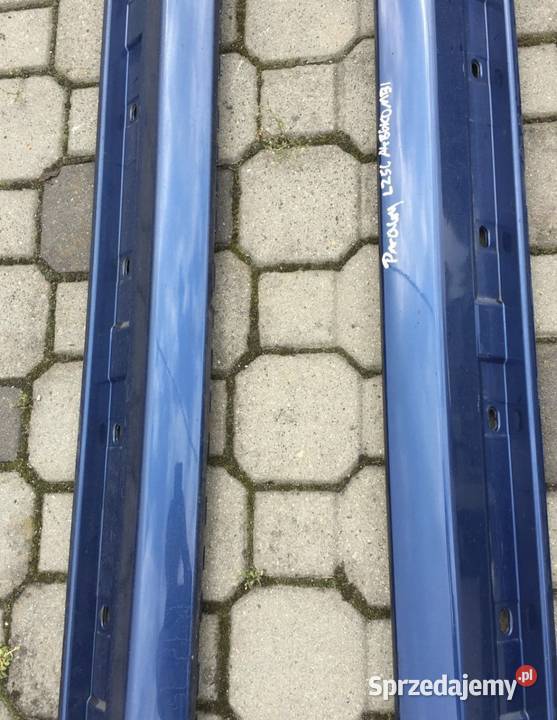 KOMPLET LEWA PRAWA LISTWA NAKŁADKA PROGOWA AUDI