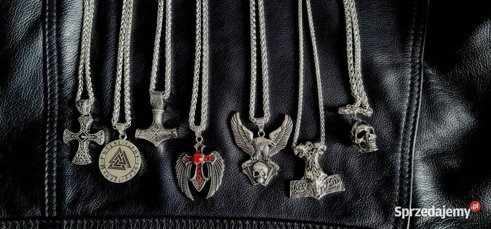 Wisiorek zawieszka stalowa czaszka czacha Harley Galanteria i dodatki Sochaczew