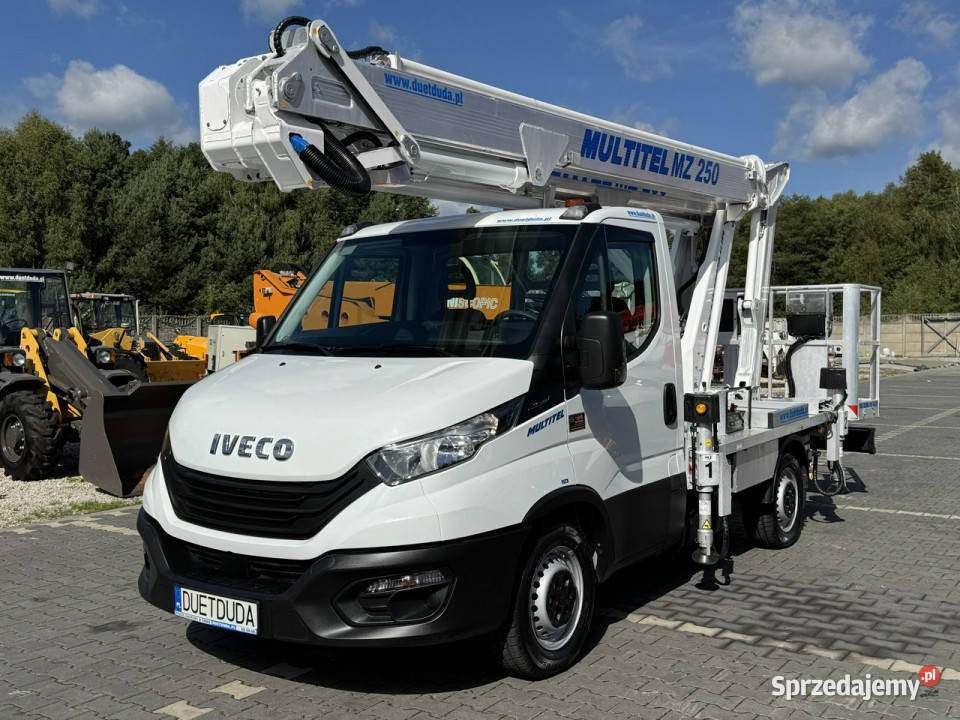 Iveco Daily 35S14 Podnośnik Koszowy Multitel MZ Widełki