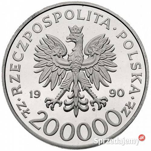 MONETA 200000 1990 Gen T Komorowski BórK112 Numizmatyka Warszawa