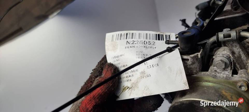 SILNIK RENAULT TRAFIC III M9RZ717 20 DCI 150 Części samochodowe kujawsko-pomorskie Lipno