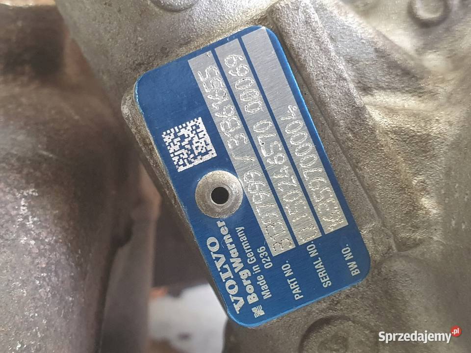 TURBOSPRĘŻARKA Volvo V60 20 D4 turbo 31397999 osobowe Chełm