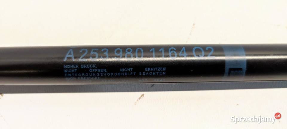 MERCEDES GLC W253 X253 SIŁOWNIK MASKI LEWY