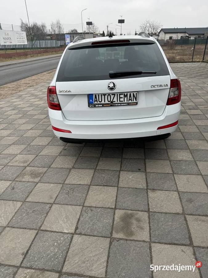 Skoda Octavia 2016 12benzyna przebieg 160 Rok produkcji 2016 Ciechocinek
