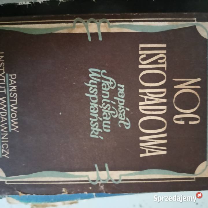 Noc listopadowa piękne wydanie książki wysyłka Książki i Podręczniki pomorskie Gdańsk