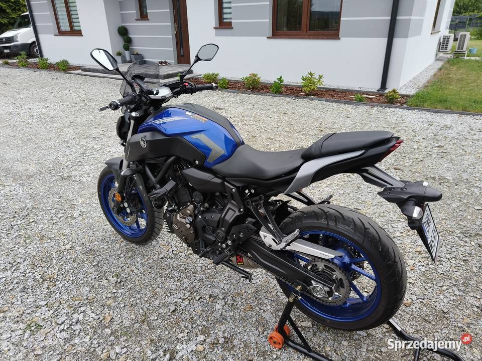 Yamaha MT07 2020 4382 przebieg Kategoria A2 dolnośląskie Wrocław
