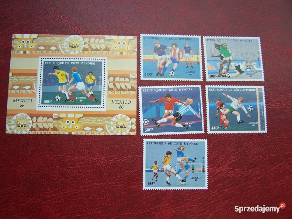 Wybrz Kości Słoniowej 1986 MNH Sport Piłka MŚ Tychy