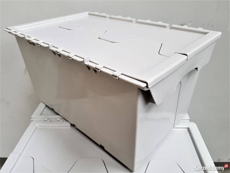 Pojemnik magazynowy skrzynka pokrywa 60x40x31 śląskie Katowice