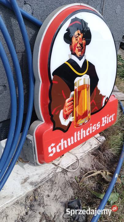 Stara reklama piwa schultheiss bier Gorzów Wielkopolski