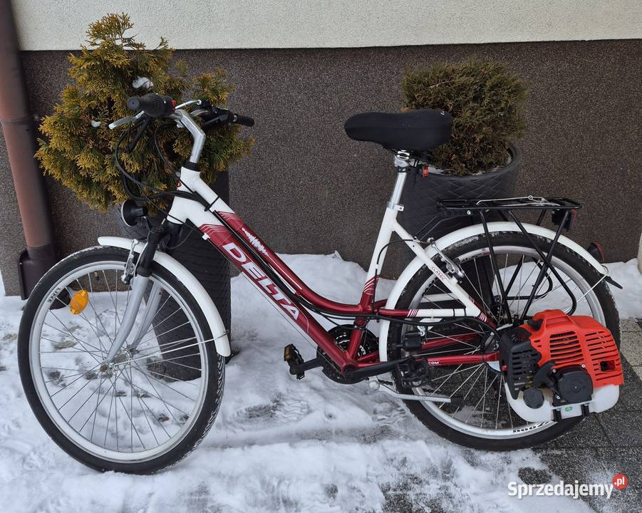 Rower z silnikiem