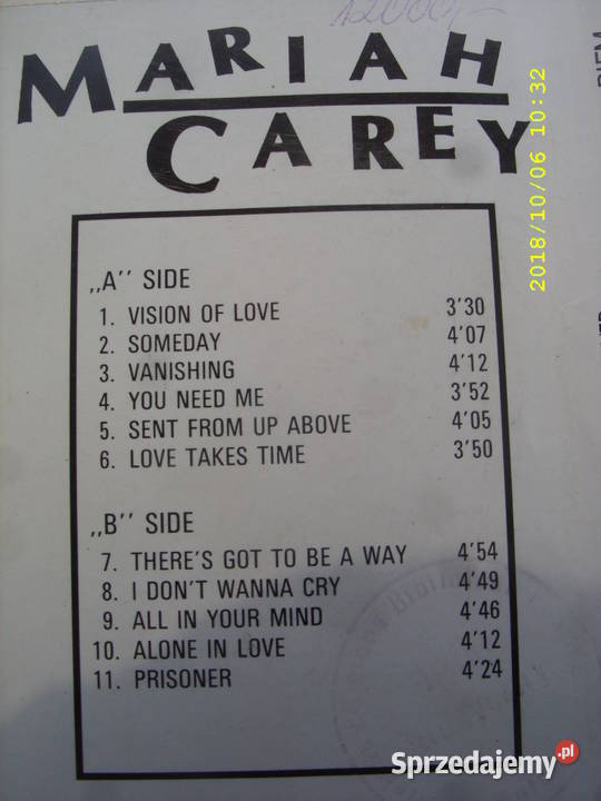 POP kas MARIAH CAREY3 kasety Wołów