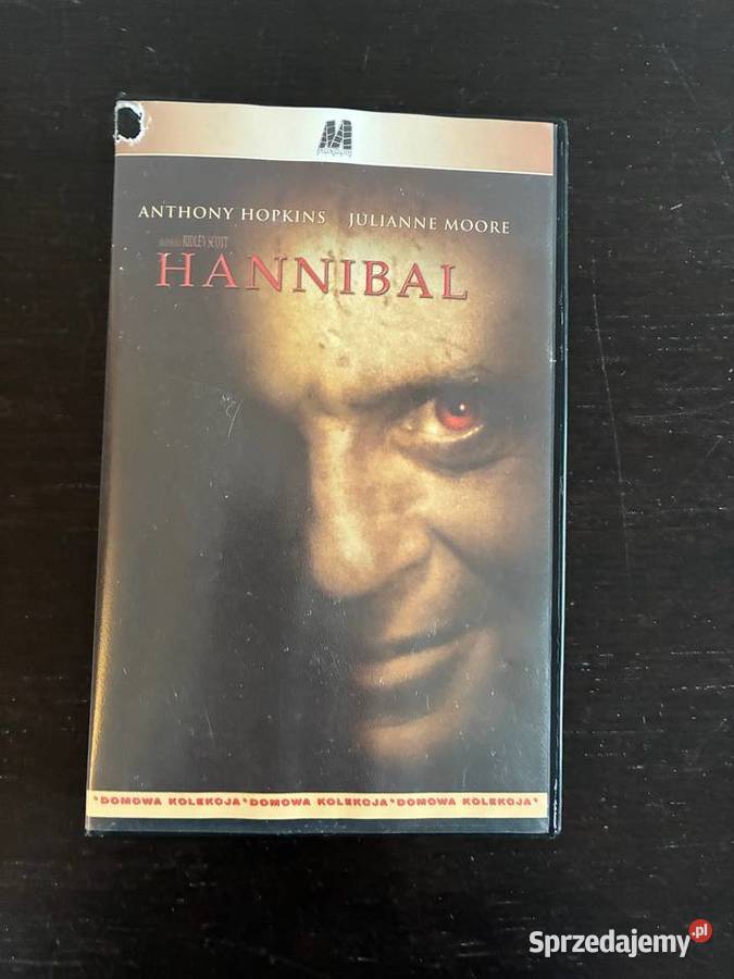 Kaseta VHS Hannibal 2001 Anthony Hopkins Elbląg