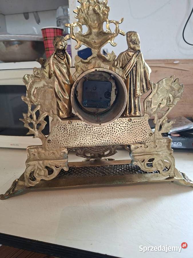 Mosiężny zegar kominkowy Rzeszów