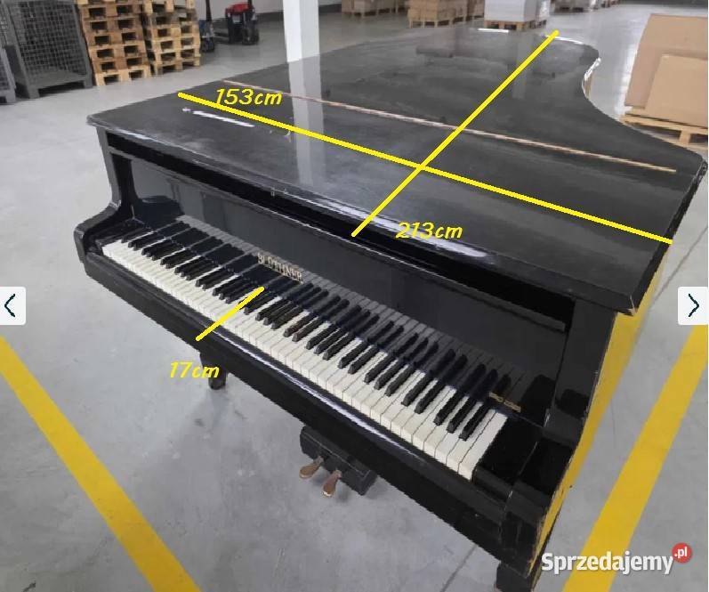 Fortepian Orkiestry Wojska Polskiego czarny Skierniewice