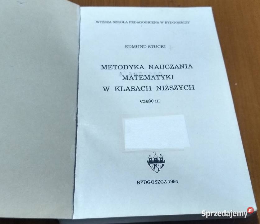 Metodyka nauczania matematyki w klasach niższych pomorskie