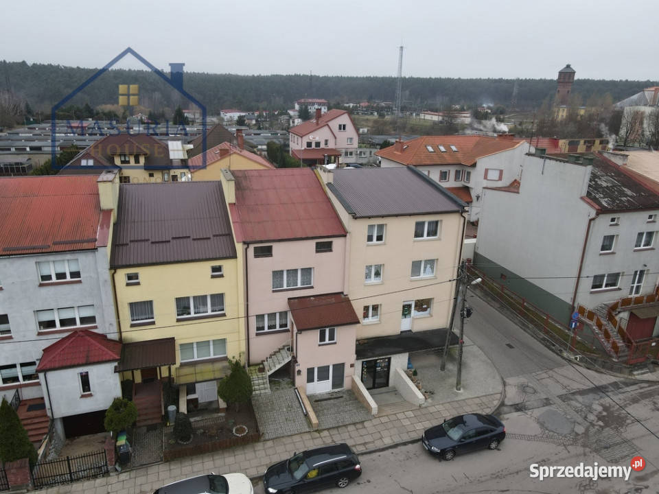 Dom przystosowany do wynajmu na pokoje asfalt Sprzedaż warmińsko-mazurskie