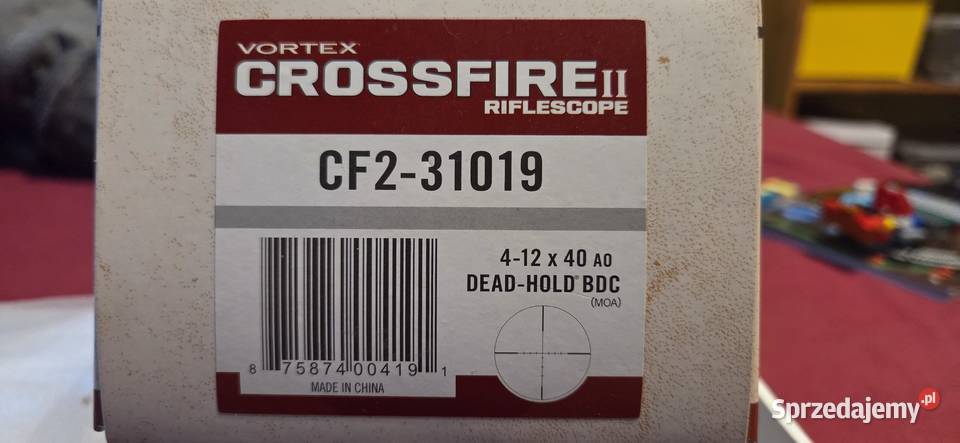 Luneta Vortex Crossfire II 412x40 sprzedam