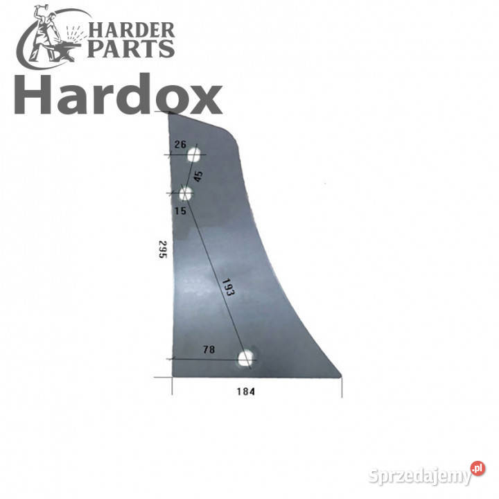 Pierś HARDOX VRP230OP VRP230O części do pługa Suwałki