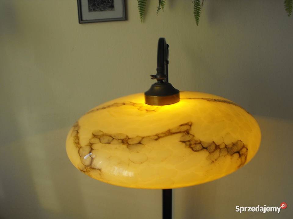 Lampa podłogowa ze stolikiem w stylu Art Deco Antyki łódzkie