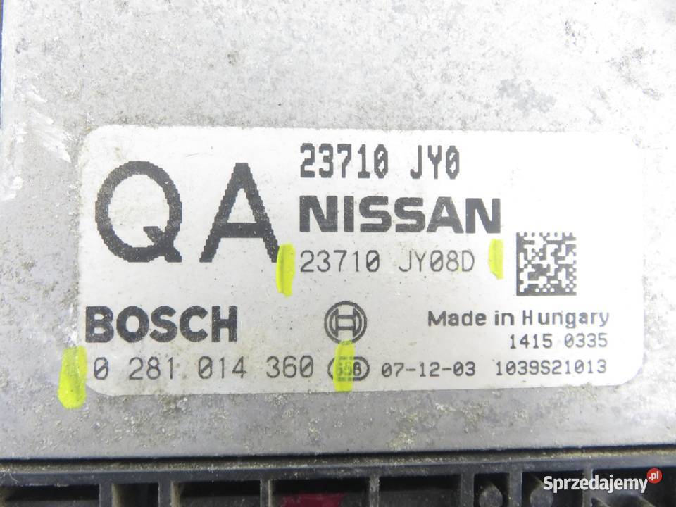 STEROWNIK RENAULT KOLEOS I HY 20 dCi 23710JY08D małopolskie sprzedam