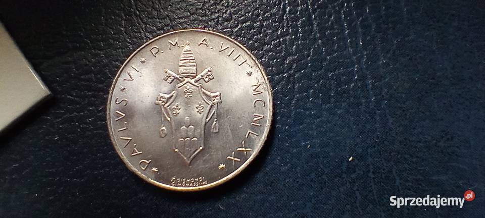Stare monety 2 lir 1970 Watykan Lesko