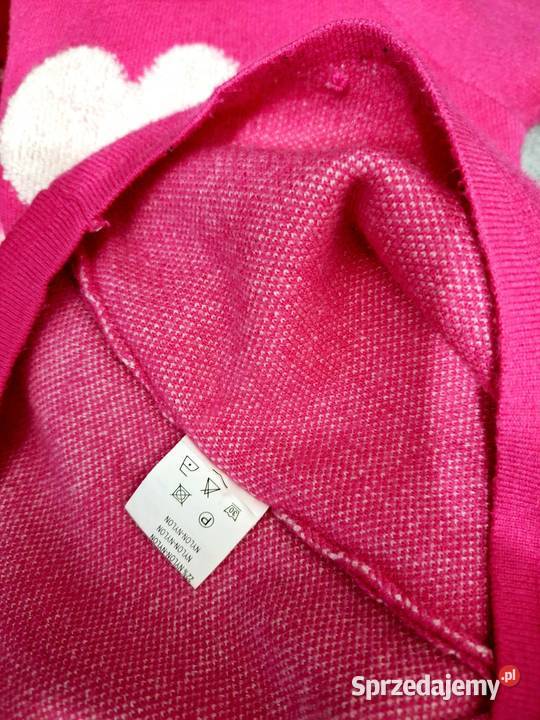 42 Swetr bluzka różowa serca Braniewo