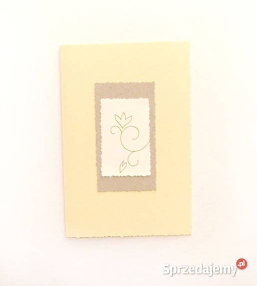 kremowa kartka z okolicznosciowa kartki na różne Gdańsk sprzedam