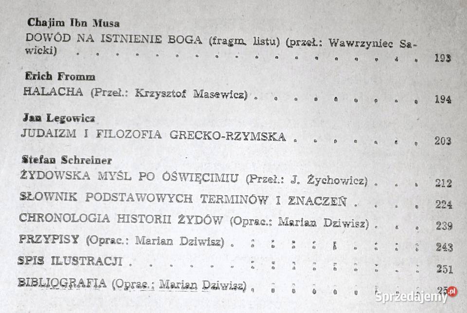 Judaizm wybór tekstów Wit Jaworski Adam Pozostałe