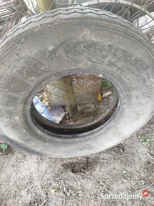 Koła przyczepa 2 plus opona uszkodzony Terebiń