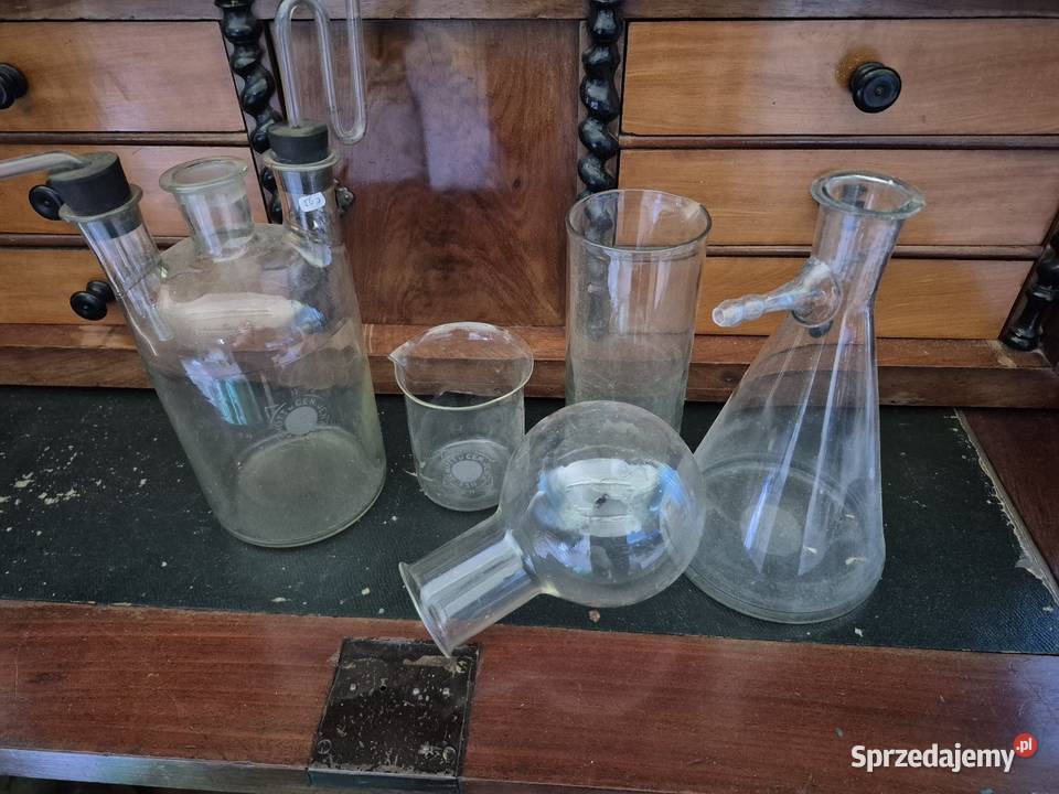 Zestaw naczyń laboratoryjnych Ścibórz sprzedam