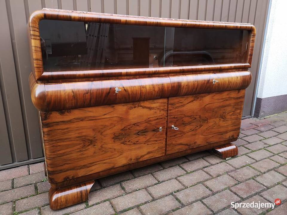 Komoda Pomocnik ARTDECO Orzech Stara Antyk Swarzędz