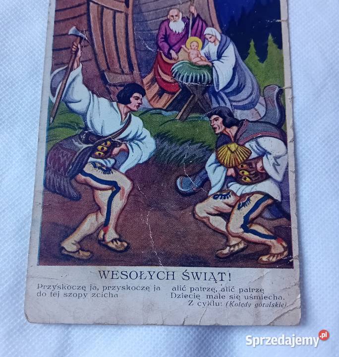 Pocztówka Bożonarodzeniowa Wyd Salonu Malarzy Koźminek sprzedam