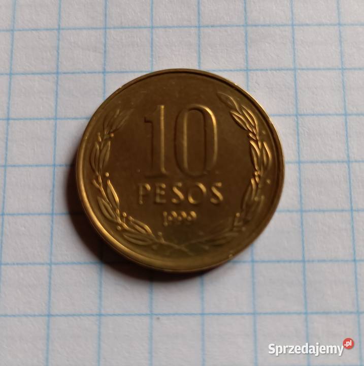 10 PESOS 1999 CHILE Piszczac