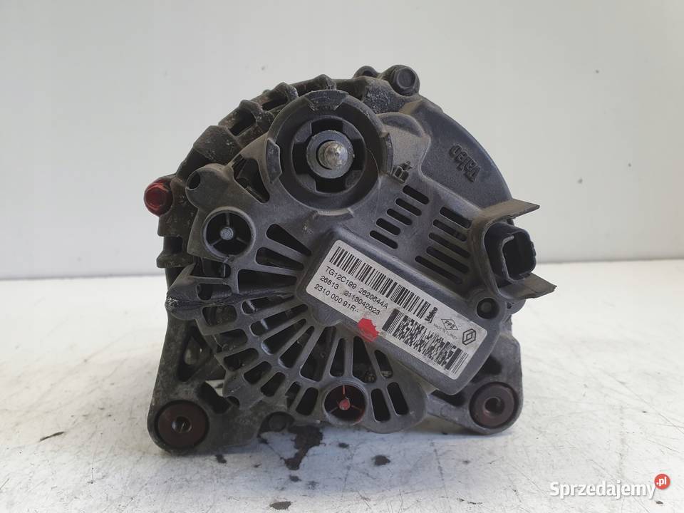 ALTERNATOR Dacia Logan II 09 TCe 231000091R Układ elektryczny silnika lubelskie Chełm