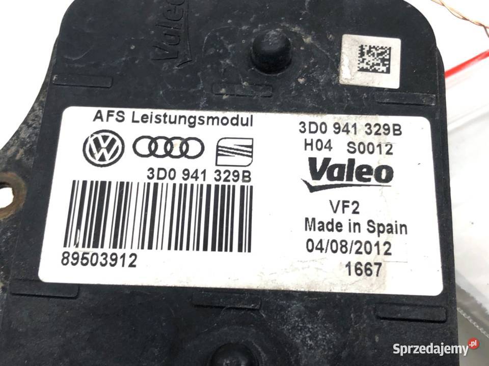 MODUŁ SKRĘTU REFLEKTORA VW PASSAT B7 3D0941329B podkarpackie