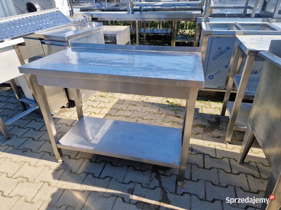 STÓŁ GASTRONOMICZNY PRZYŚCIENNY Z PÓŁKĄ 1106085 wielkopolskie Ostrów Wielkopolski