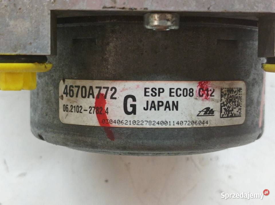 POMPA ABS 4670A772 Mitsubishi ASX I 2010 ESP sprzedam