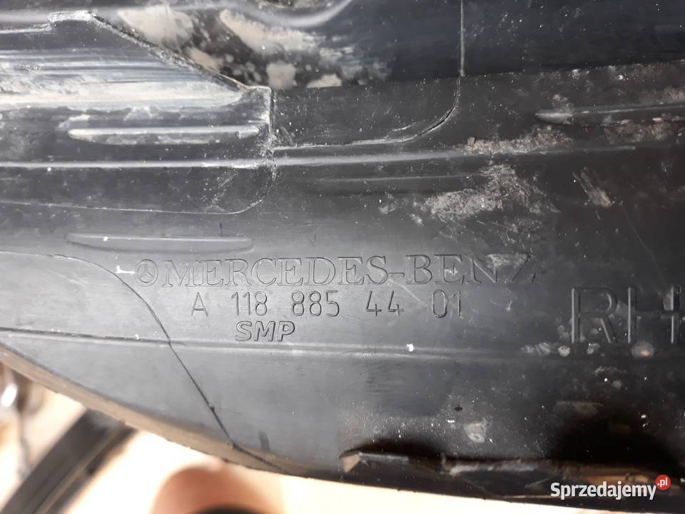 MERCEDES CLA W118 KRATKA ZDERZAKA PRAWA PRZÓD