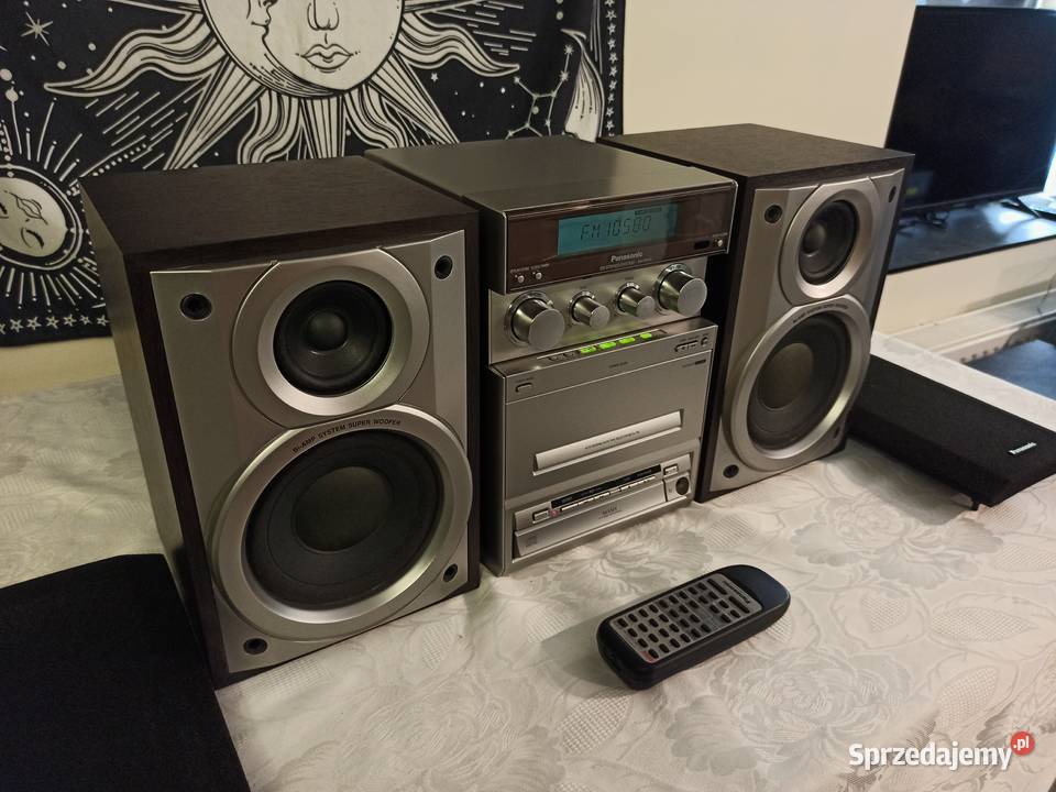 Wieża PANASONIC SAPM15 z kolumnami i pilotem Wieże i miniwieże Kamienna Góra