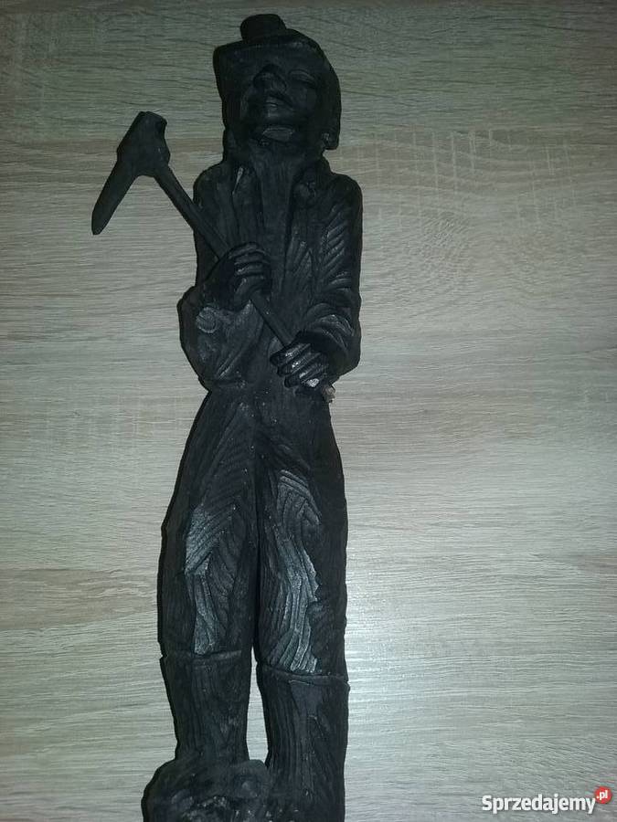 figurka górnika z węgla Katowice