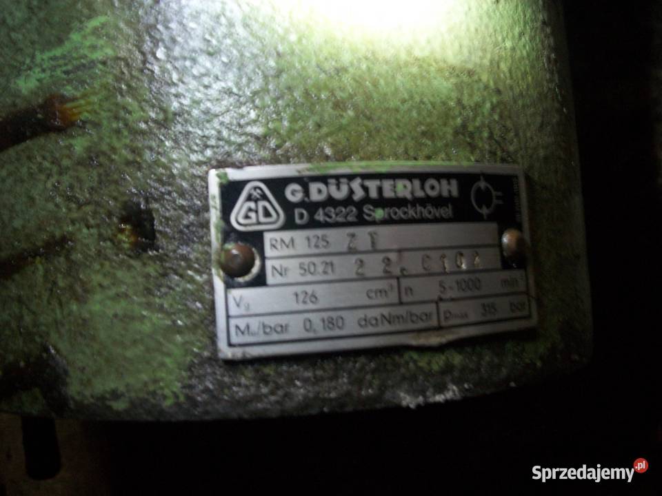 Silnik hydrauliczny Dusterloh RM125 ZT Olkusz