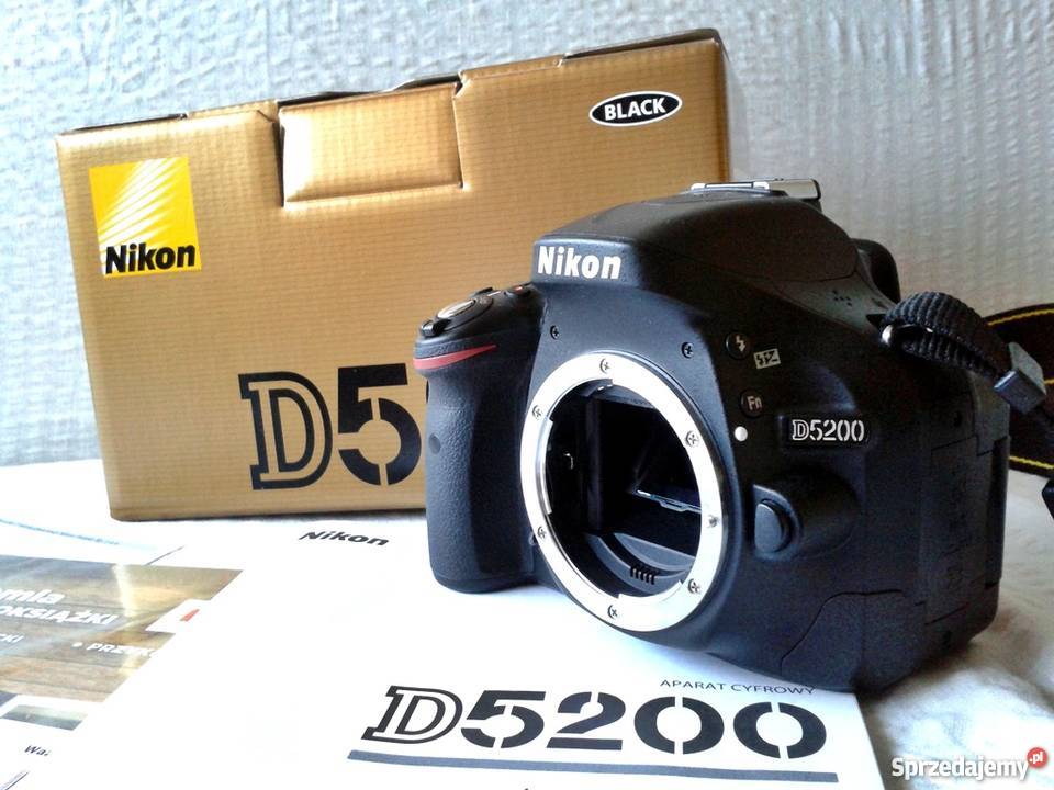 Aparat Nikon D5200 BODY NOWY Fotografia i Optyka Sosnowiec