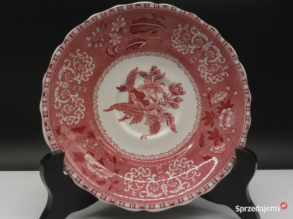 Angielski Spodekpodstawek pod Bulionówkę Spode wielkopolskie Raszków