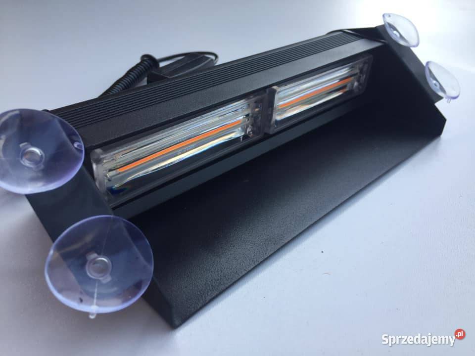 Strobosko 2 x 8W COB 12V 3 tryby na szybę Rok produkcji 2020