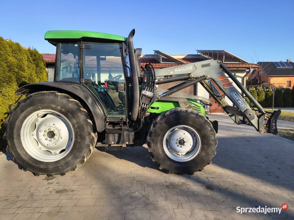 DeutzFahr Agroplus 75 z ładowaczem Grabów Szlachecki