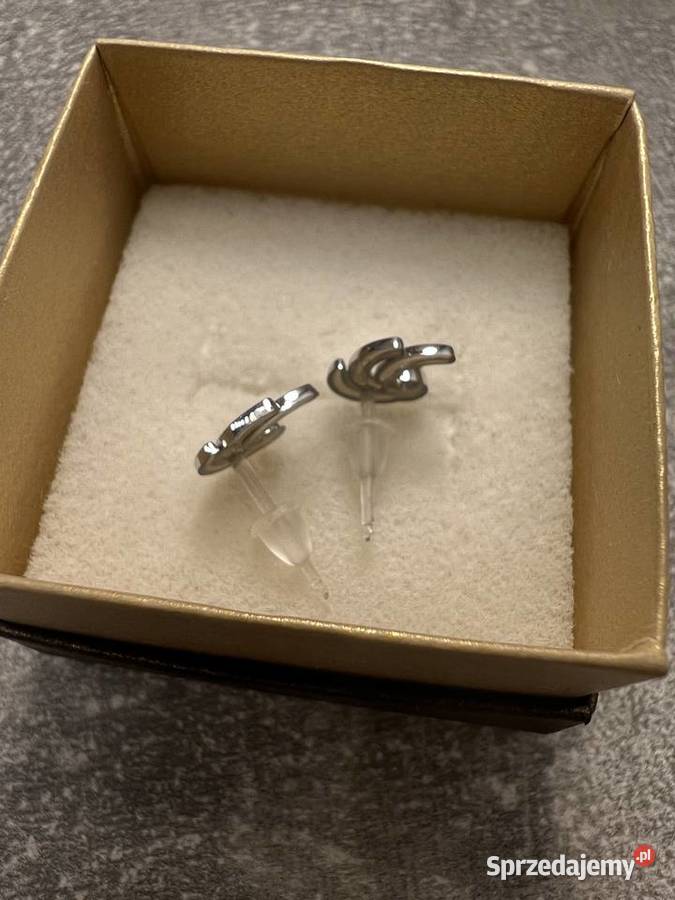 Kolczyki srebrne z diamentem Jasło