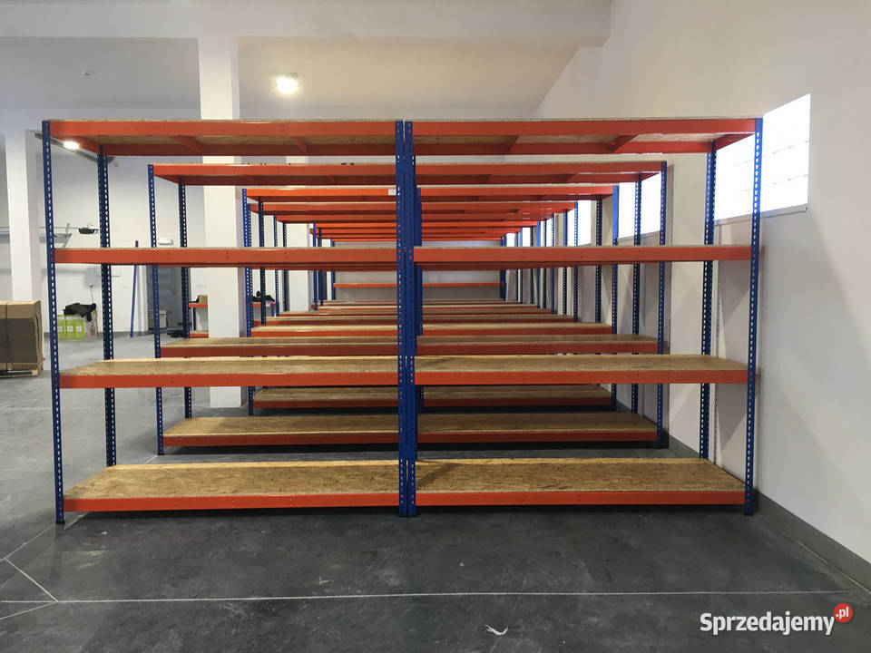 PORZĄDNE Regały Magazynowe CIĘŻKIE MOCNE TRWAŁE
