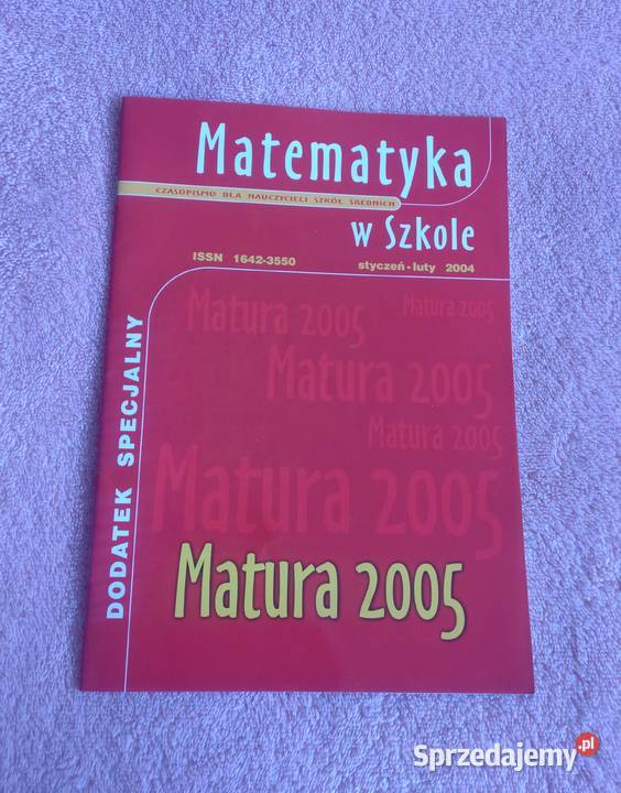 Czasopismo Matematyka w szkole 2004 dodatek Wrocław