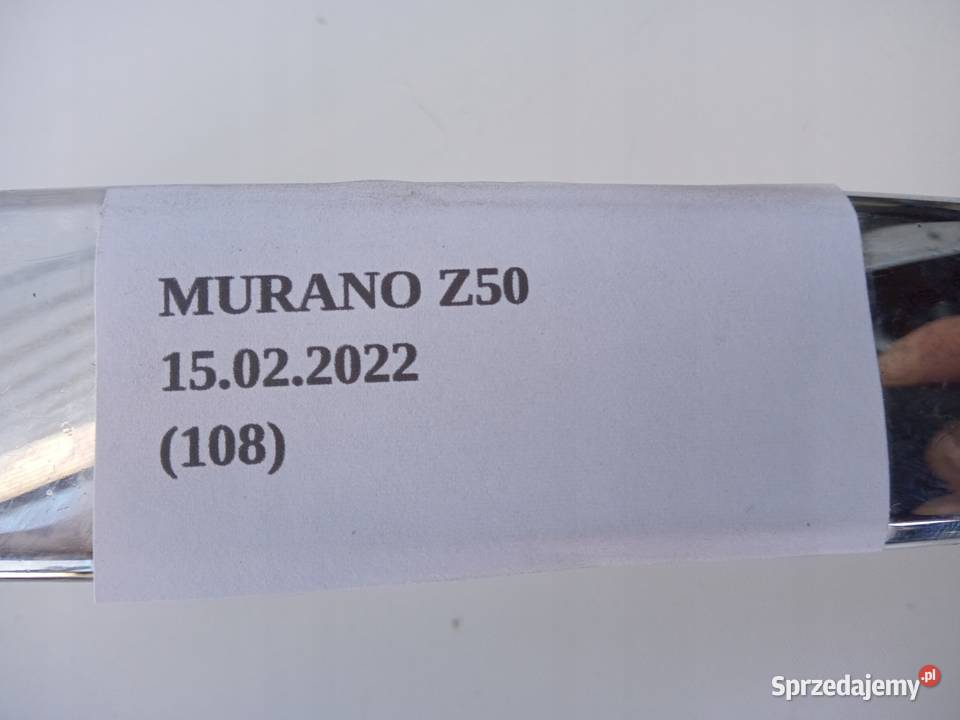 KLAMKA ZEWNĘTRZNA LEWA PRAWA NISSAN MURANO Z50 klamki Karoseria Nowy Tomyśl